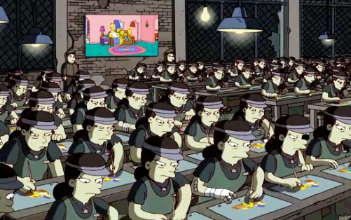 I Simpson contro il lavoro sottopagato_welovemercuri.jpg